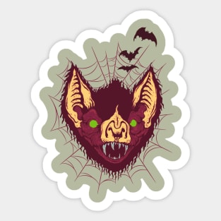 Evil Bat Sticker